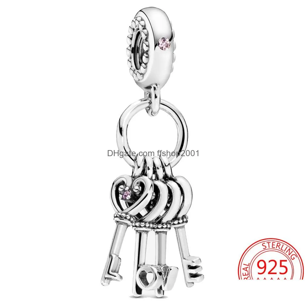 the ly 100 925 sterling silver garden series of lucky four leaf pendant charm is suitable for ms pandoras bracelet fashion