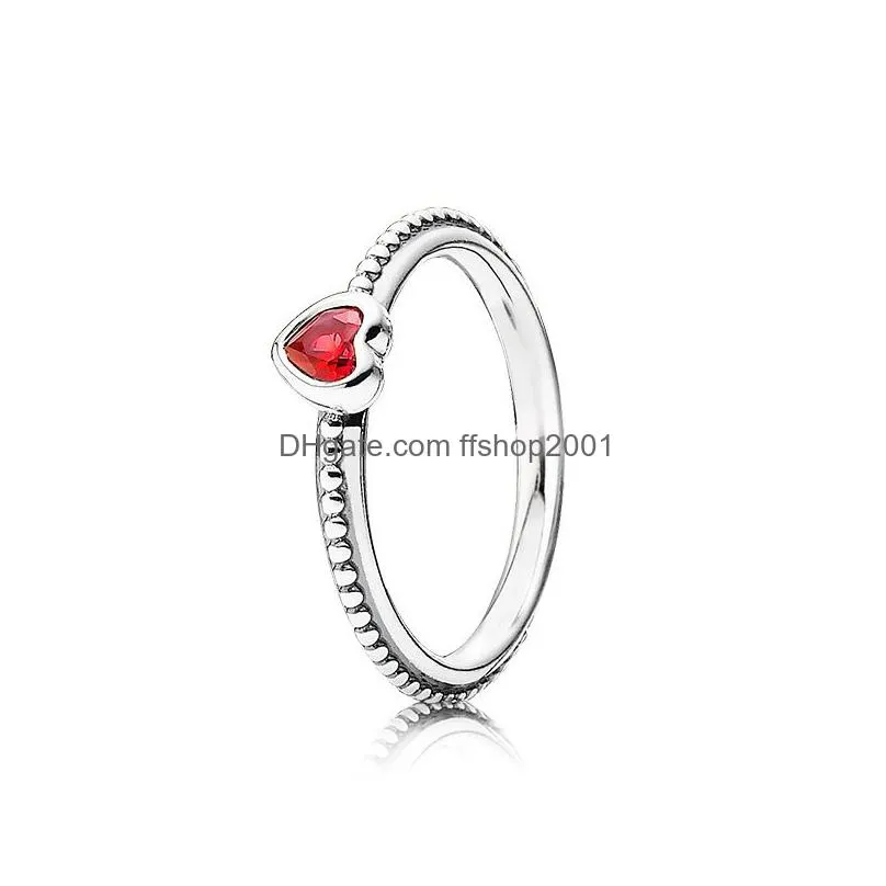 925 sterling silver pandora ring shining crown style angel wings of the wing temperament couple jewelry