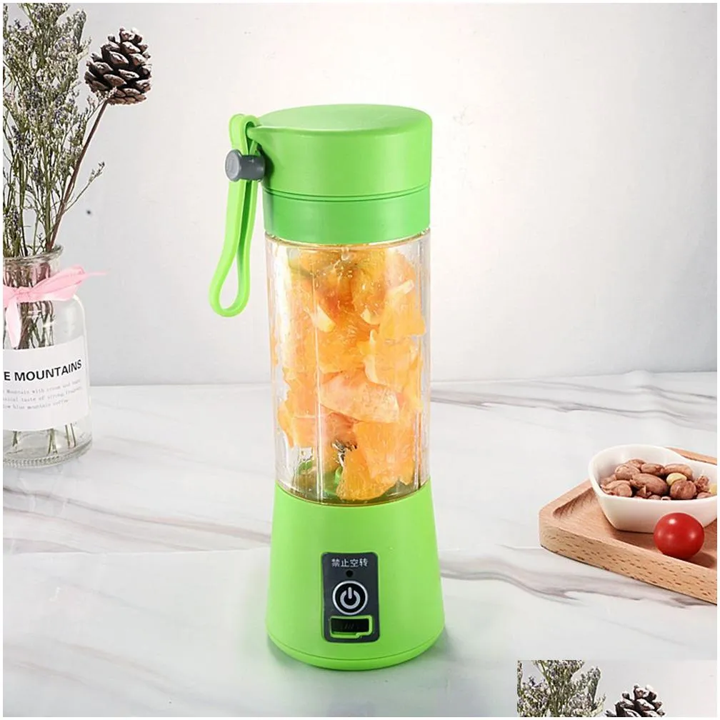epacket small portable juicers mini rechargeable juice cup 2-4-6 blades211e