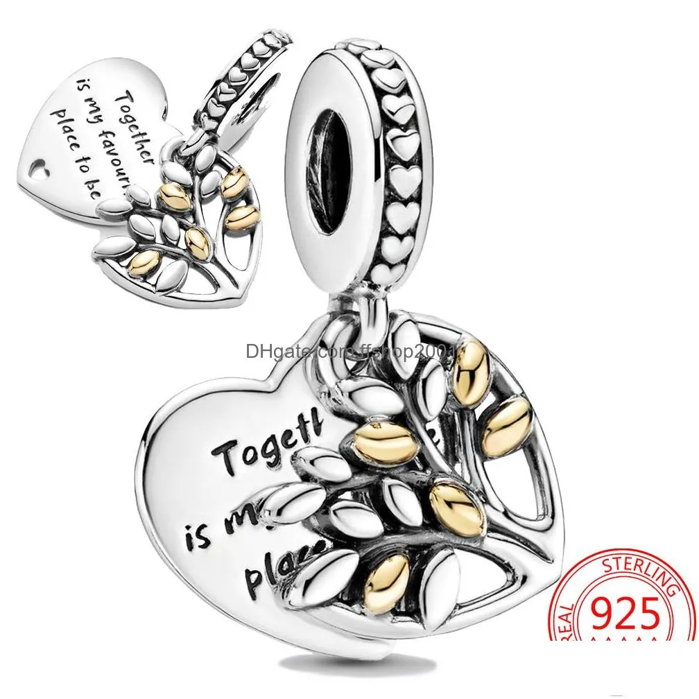 the ly 100 925 sterling silver garden series of lucky four leaf pendant charm is suitable for ms pandoras bracelet fashion