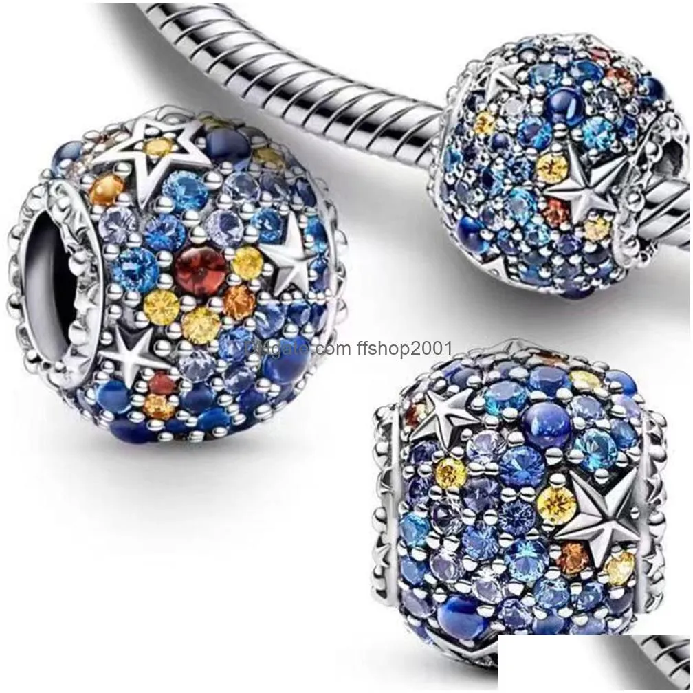 925 sterling silver pandora charm 2023 latest universe series charm beads suitable for primitive ladies bracelet female jewelry diy gift