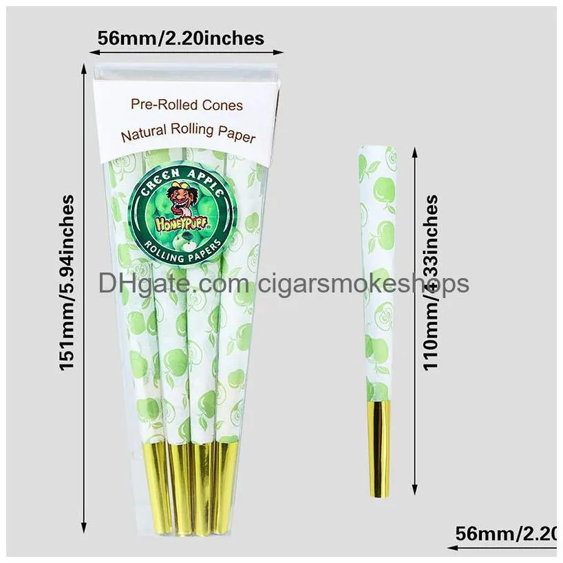 smoking shop rolling paper with tips 110mm king side suitable regular herb grinder hornet roll paper