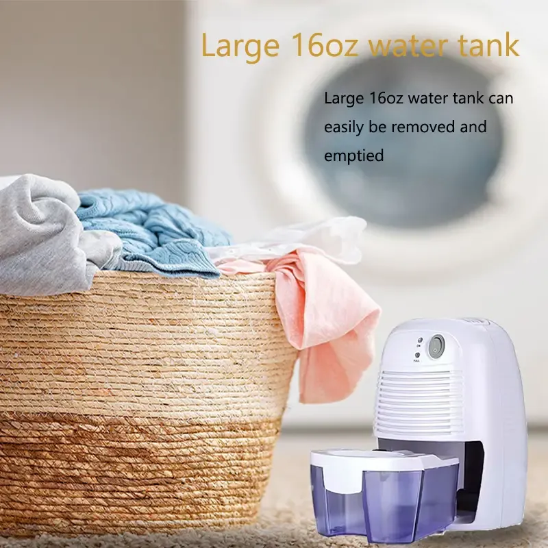 1pc electric mini dehumidifier auto shut off portable and safe dehumidifiers for bedroom bathroom wardrobes bookcases basement kitchen garage details 1