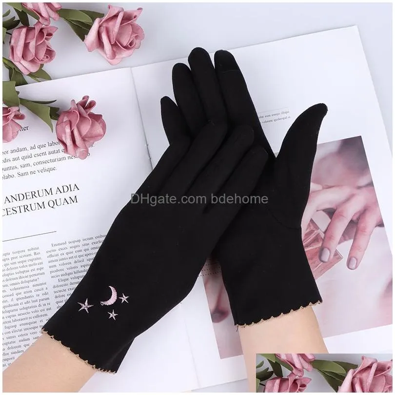 fashion winter women gloves keep warm suede mittens touch screen windproof full finger ladies outdoor sport female gloves