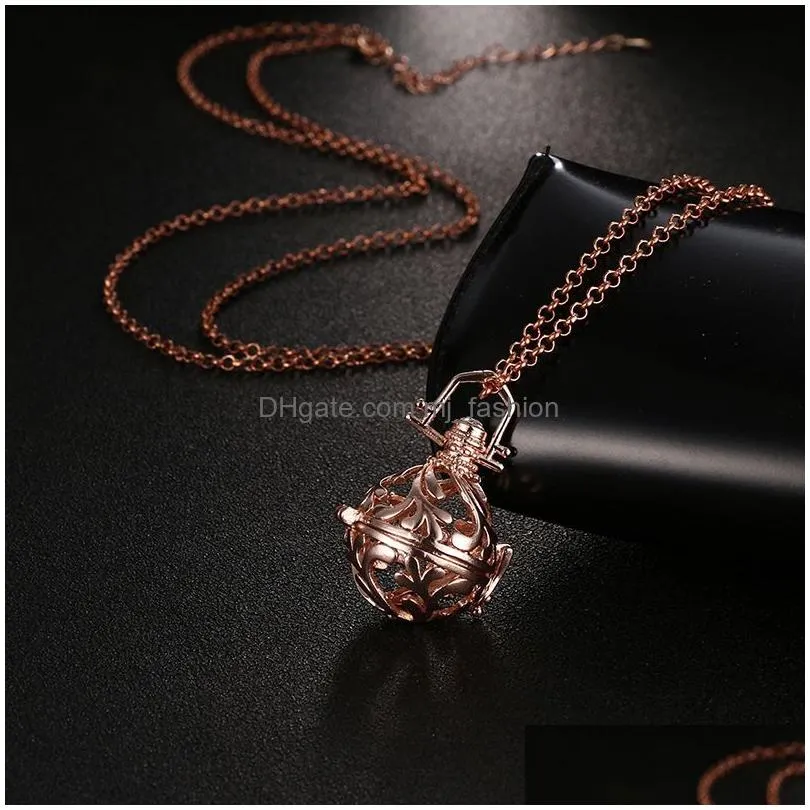 openable mexico chime music angel ball caller locket pendant necklaces vintage pregnancy necklace aromatherapy essential oil diffuser