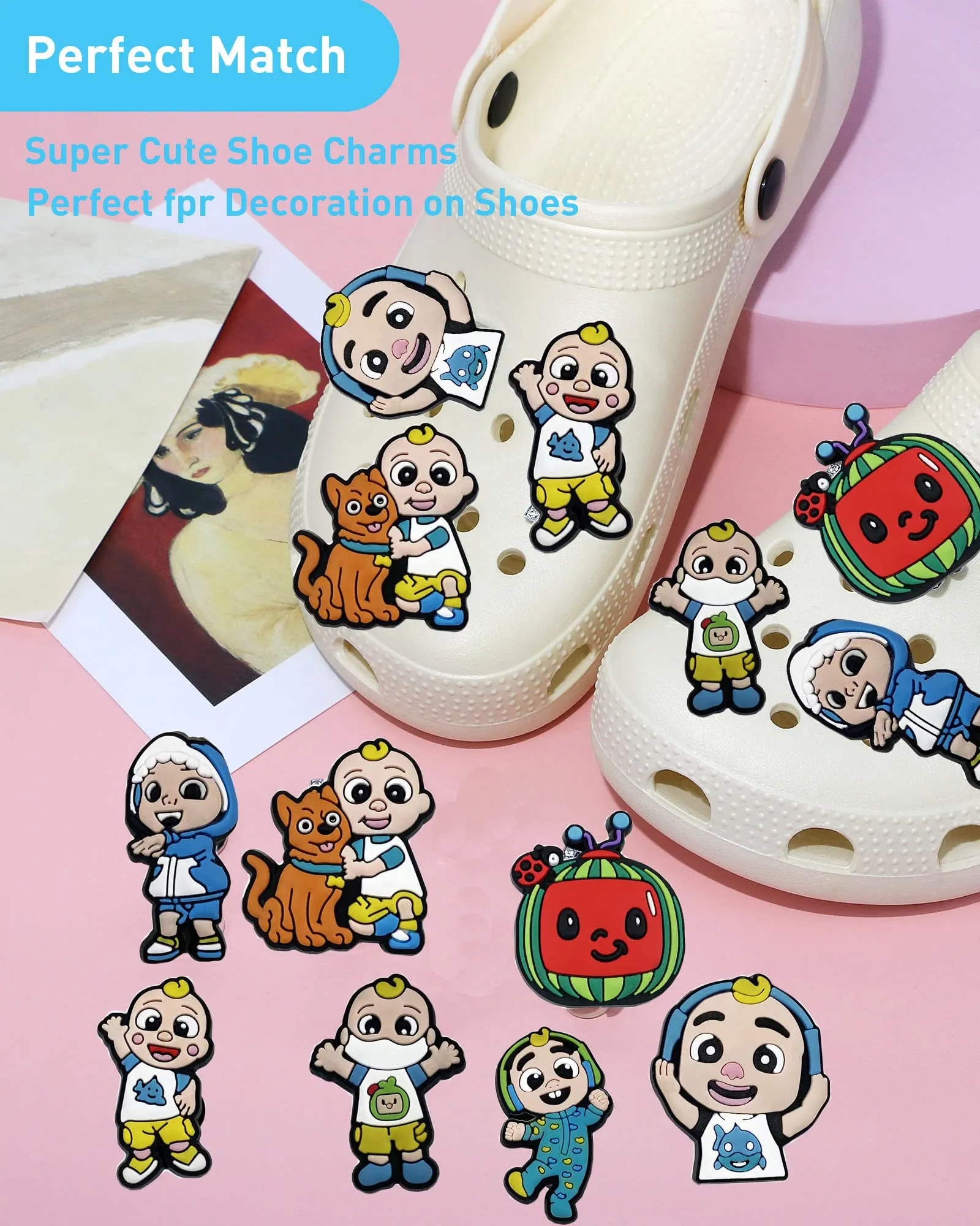 shoe charms for kids shoe decoration charms for clog sandals bracelets pvc shoe charms for boys girls party favor gifts