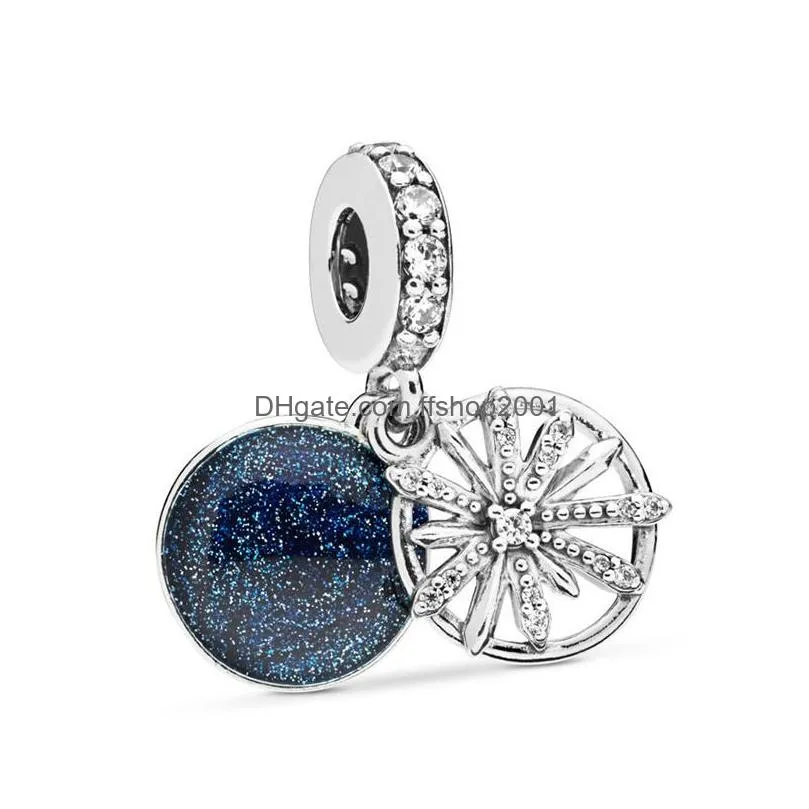 alloy pendant charms romantic birthstone fit original bracelet for women jewelry findings diy making