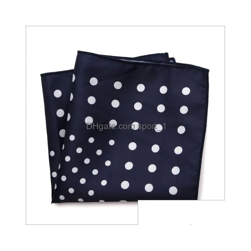 23x23 cm mans pocket square handkerchiefs hanky printing polka dot floral chest towel big size handkerchief for mens suit wedding