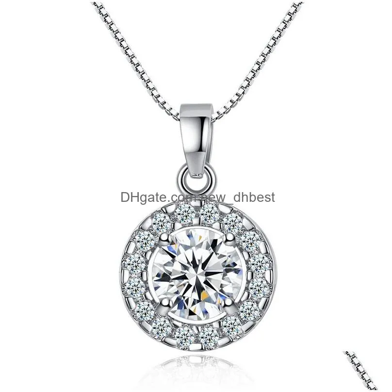 popular bridal ornaments beautiful necklace add earring jewelry sets filled austrian crystal for women