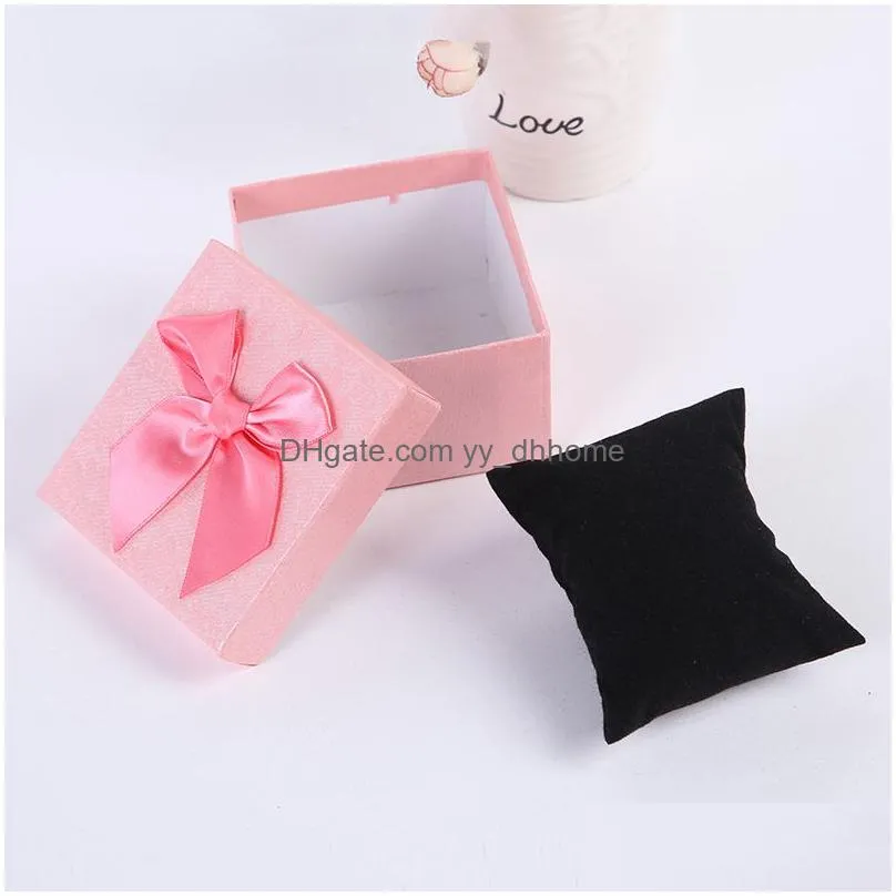 gift watch boxes bracelet box packaging jewelry durable bangle bowknot storage case