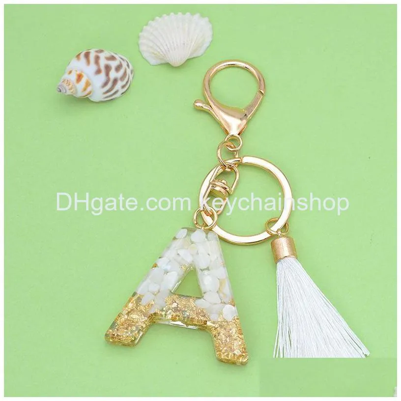 keychains accessories party favor for women and girls alphabet charms initial keychain with letters