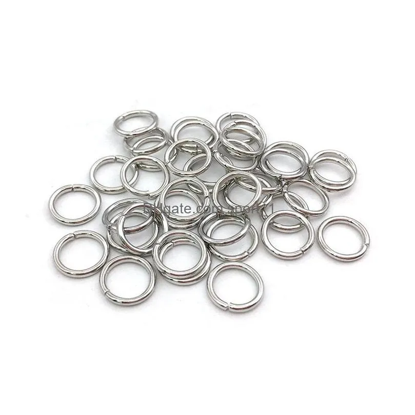 4-12mm diy accessories iron ring connectors opening manual connection ring single circle jewelry findings 100pcs/lot