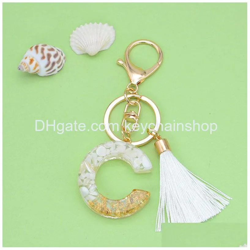 keychains accessories party favor for women and girls alphabet charms initial keychain with letters