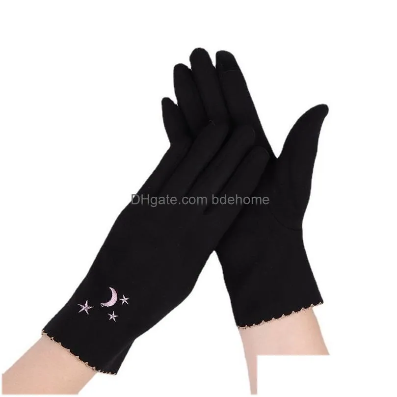 fashion winter women gloves keep warm suede mittens touch screen windproof full finger ladies outdoor sport female gloves