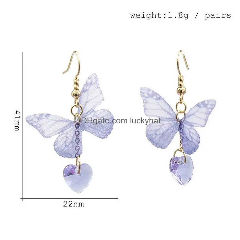 fashion elegant butterfly ear cuff clip earrings for women no piercing fake cartilage cute statement korean earring gifts