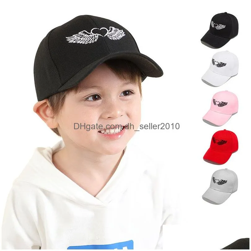 child fashion street hats kids snapback baseball cap with letter embroidery funny spring summer hip hop boy hat sun caps