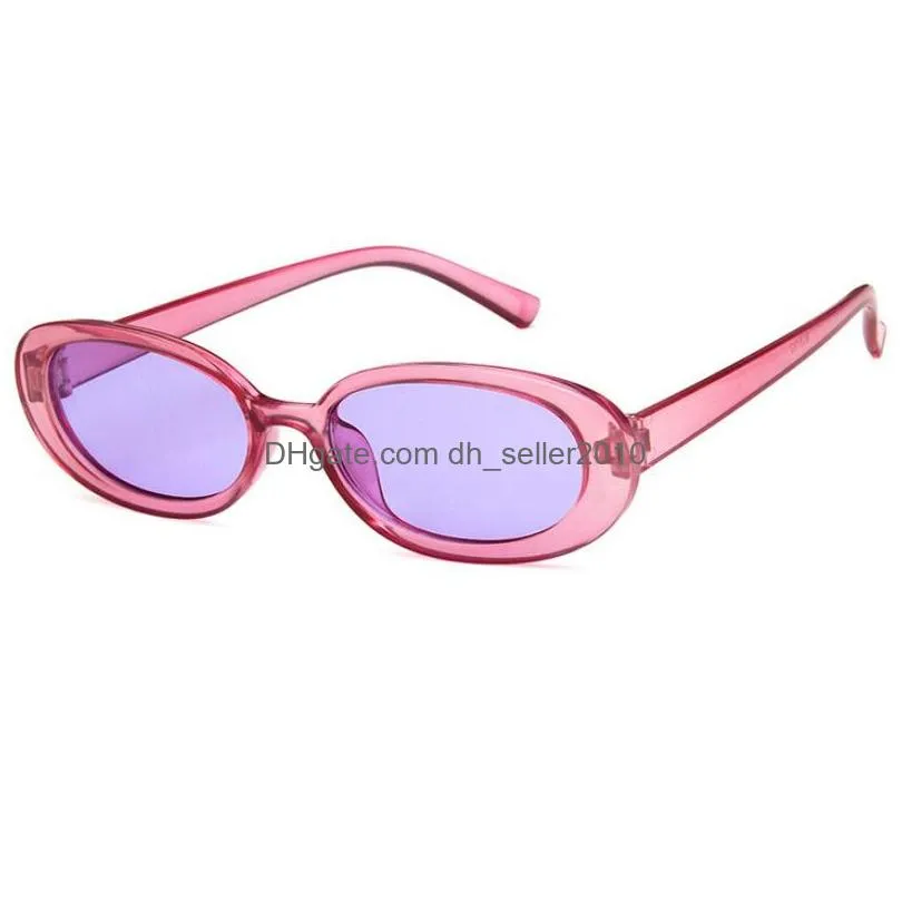 brand designer classic oval sunglasses women stylish cow color ladies sun glasses fashion small shades uv400