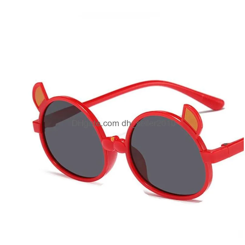 summer girl boys cute animal cartoon outdoor sunglasses children lovely vintage sun glasses protection