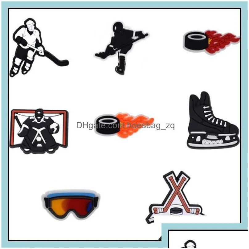 Shoe Parts Accessories Shoes Fast Timeliness Pvc Croc Charms Soft Rubber Cartoon Decoration Drop Delivery 2021 Dqrps