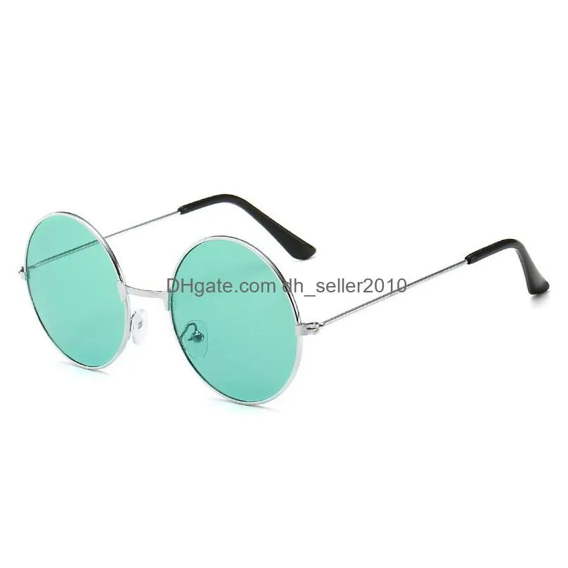 fashion women round sunglasses for women vintage silver gold frame men sun glasses male female retro