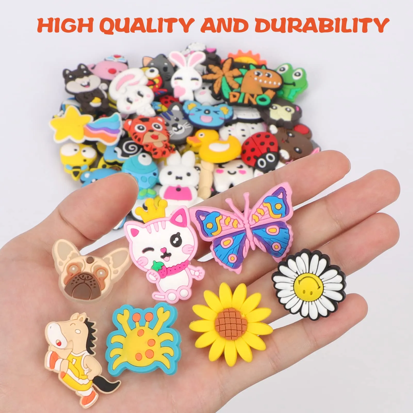 unaone shoe charms pvc different shape shoe decoration animals charms party gifts unisex wristband shoe decoration party gifts not random