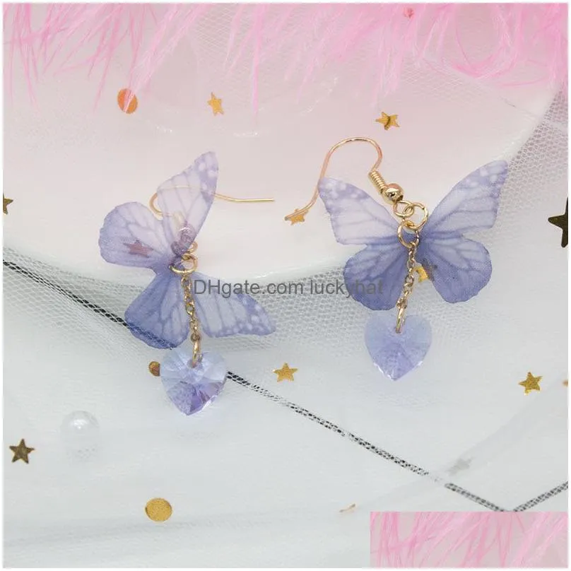 fashion elegant butterfly ear cuff clip earrings for women no piercing fake cartilage cute statement korean earring gifts