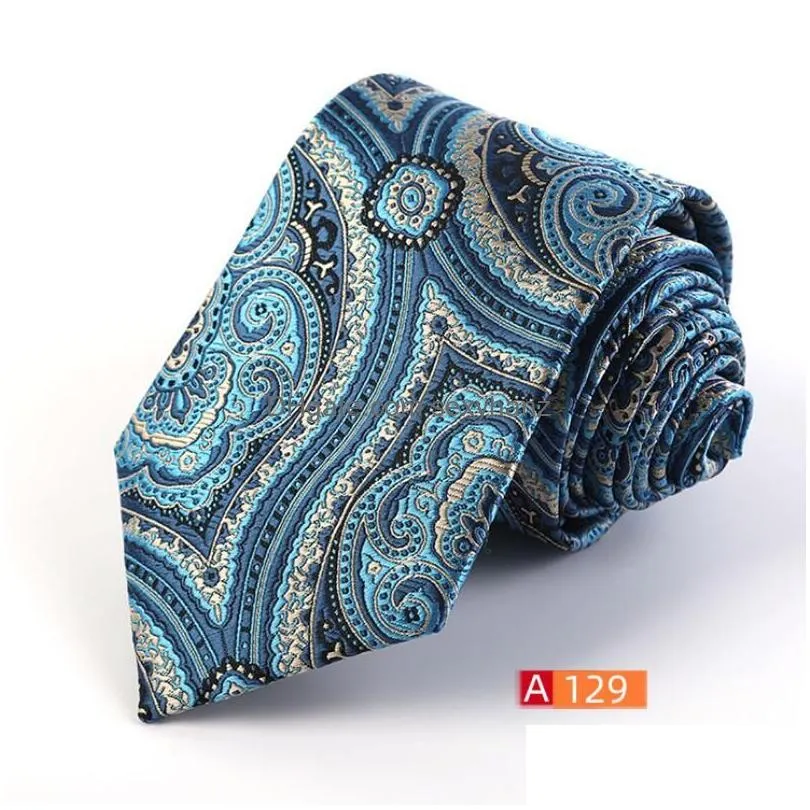 8cm ties for men polyester jacquard weave wedding dress necktie fashion plaid cravate business slim shirt accessories