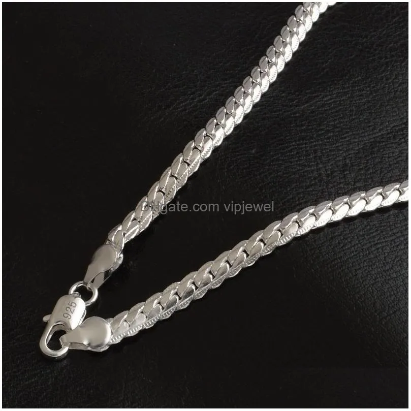 hip hop diameter 3 mm men women snake chains necklace silver 18k gold color chain 18-30 inch choker