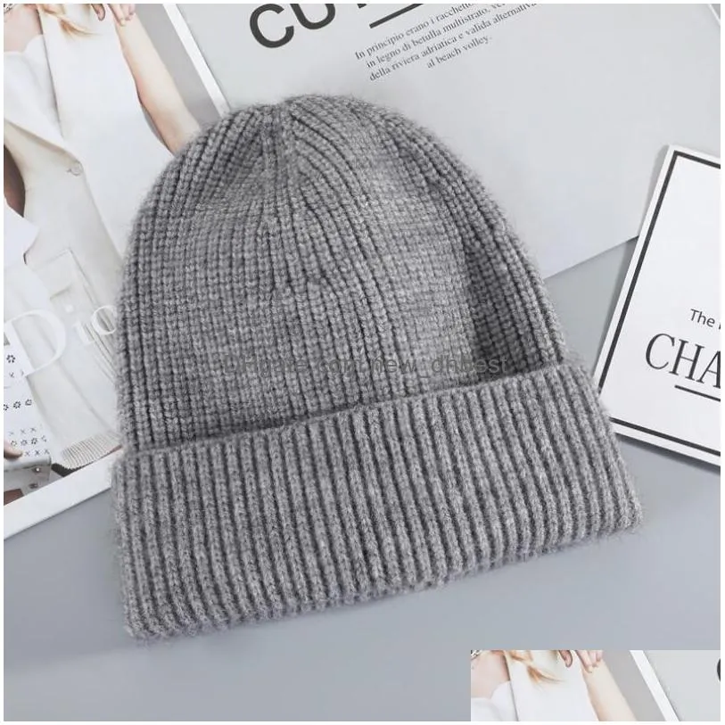 casual womens beanie hat warm autumn women knit cap for girls spring hats female street caps