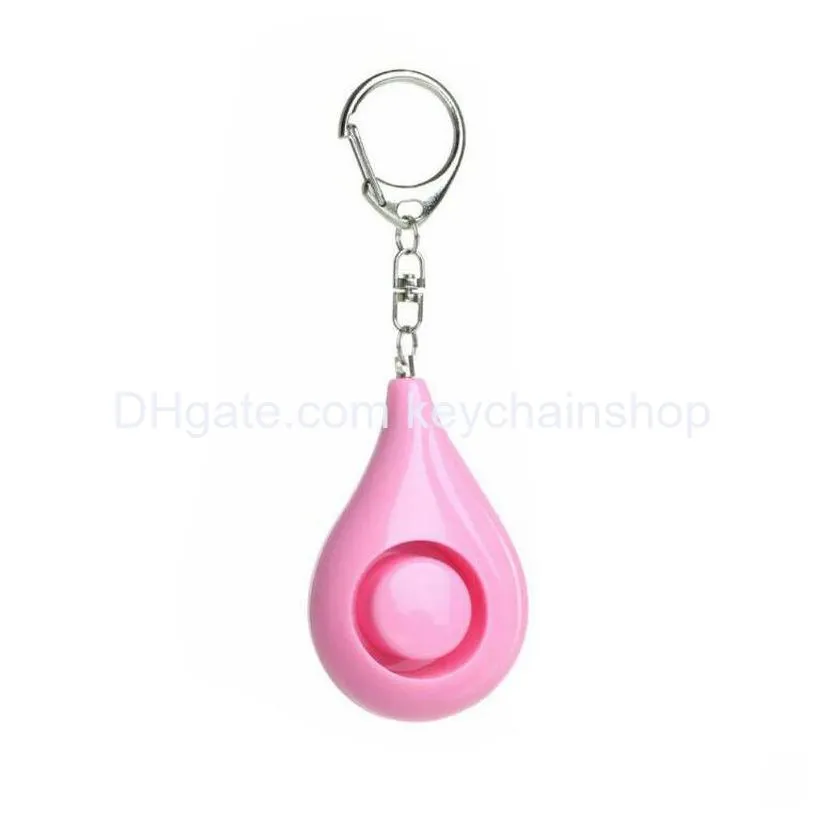 fashion personal alarms safe stable mini portable keychain alarm safe panic anti rape attack self defence shipping