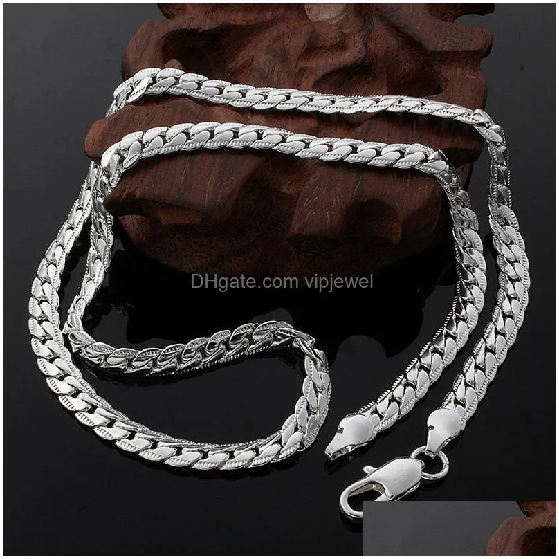 hip hop diameter 3 mm men women snake chains necklace silver 18k gold color chain 18-30 inch choker
