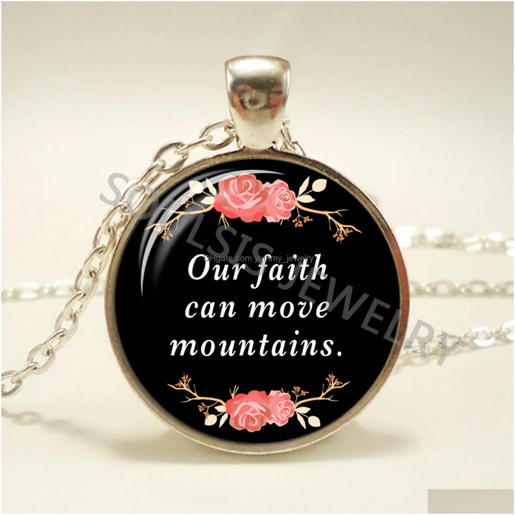 new fashion bible verse necklace with god all things are possible scripture quote jewelry for women men christian faith gift