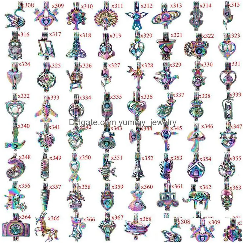 700 designs lotus snowman tree of life owl pearl cage locket lava beads essential oil pendant diffuser ball necklace charms for making