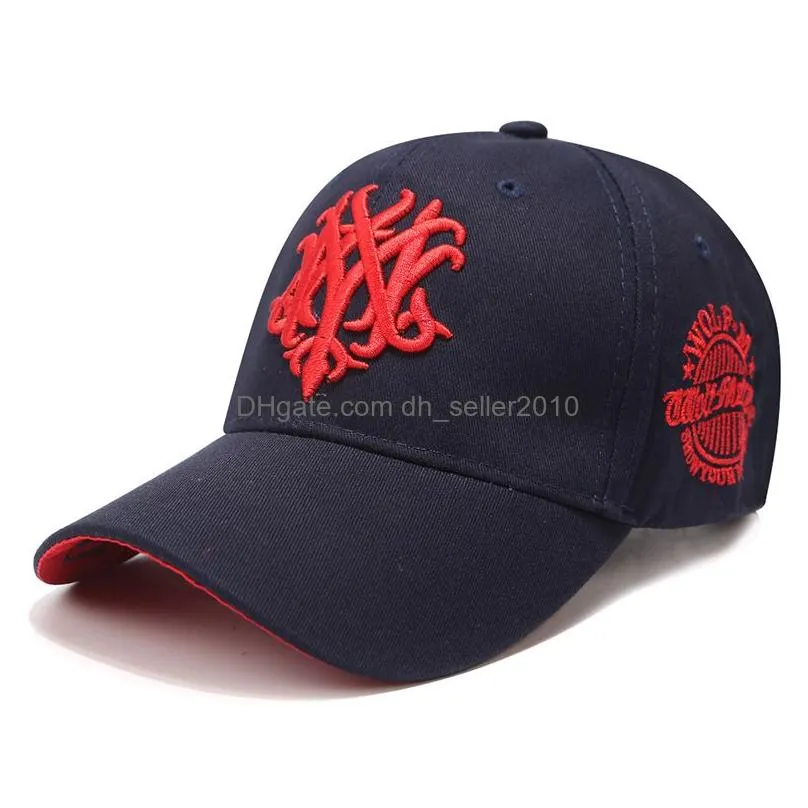 fashion mens baseball hat 3d embroidery cap male women summer hip-hop caps sports sun hats