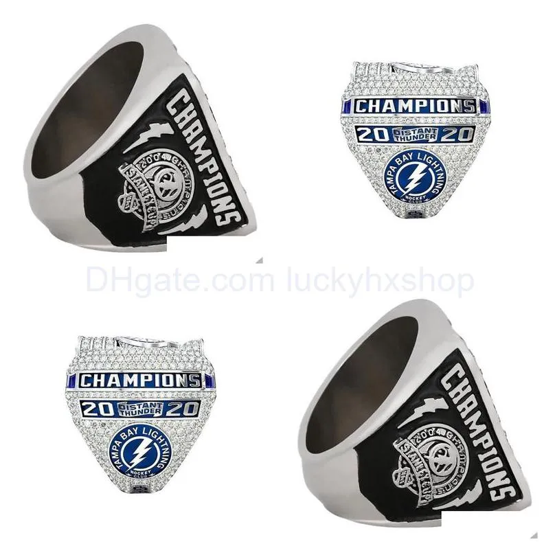 fanscollectiontampa bay lightning 2020 2004 ice hockey champions team championship ring sport souvenir fan promotion gift wholesale
