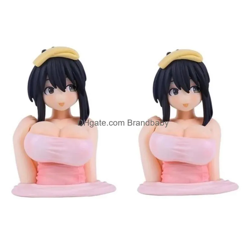 decompression toy y anime shaking boobs console dashboard interior accessory girls boys adult figure collection model doll