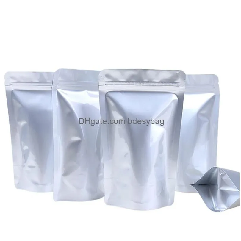 resealable smell proof bags aluminum foil stand up bag reclosable zipper packaging pouch