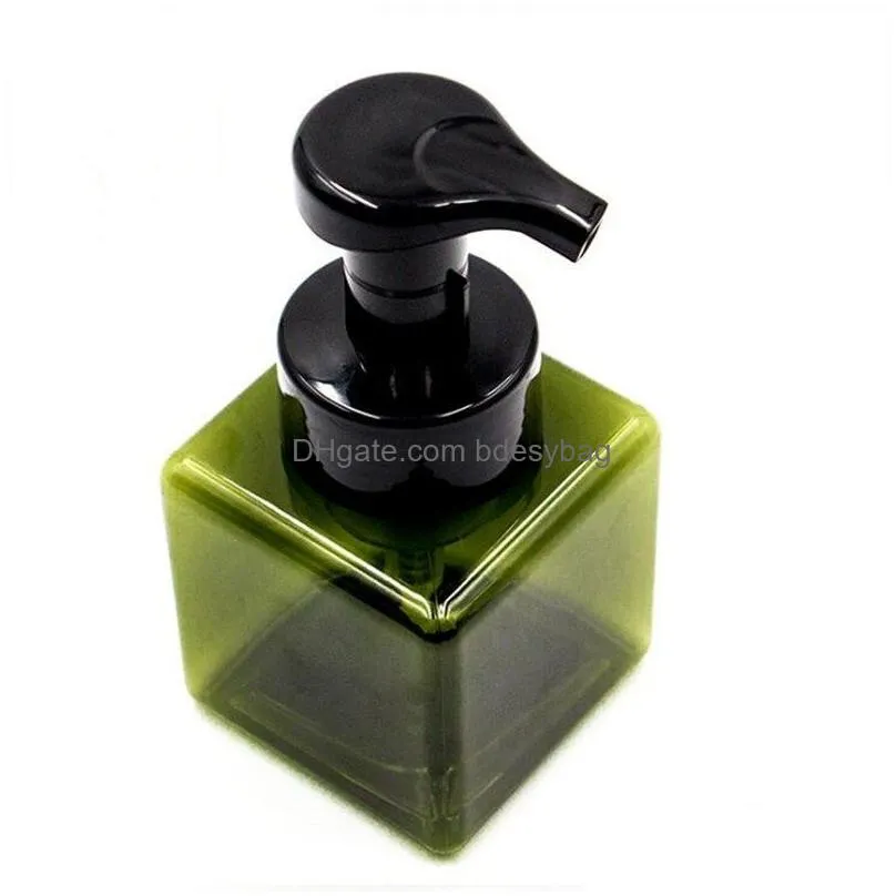 250ml/8.5oz plastic foaming pump soap dispenser bottle refillable portable empty foaming hand soap dispenser bottle