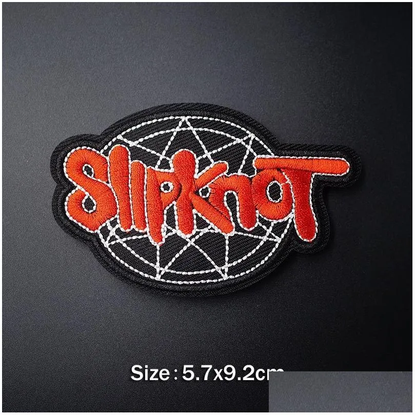 band rock music embroidered accessories applique cutees fabric badge garment diy apparel badges