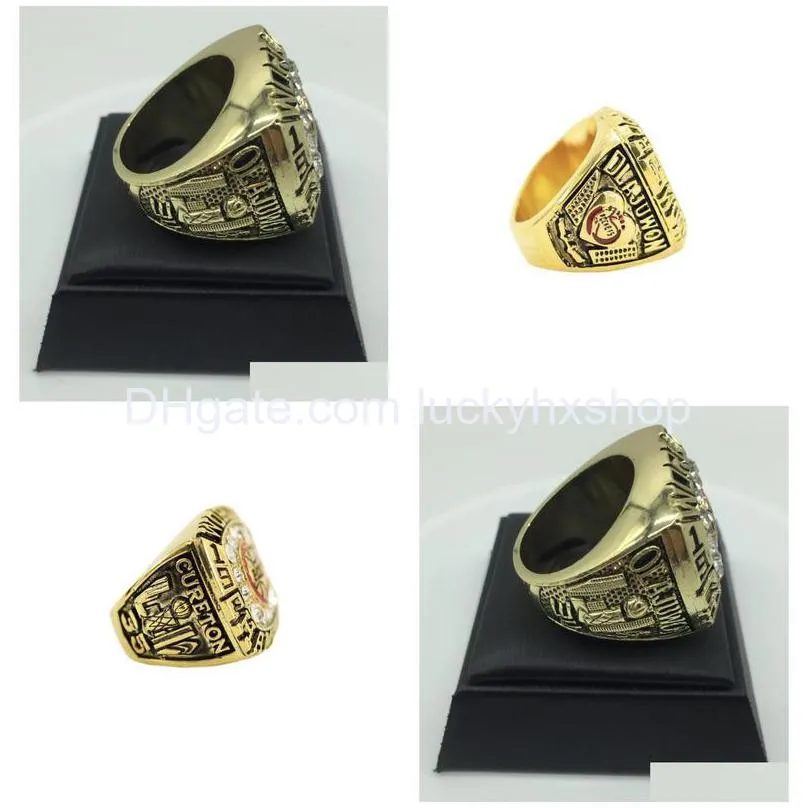 fanscollection 1995 1994 championship rings rockets wolrd champions basketball team championship ring sport souvenir fan promotion gift