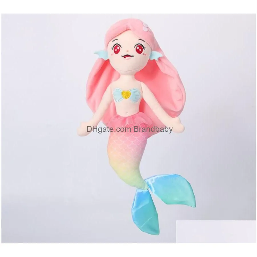 fashion kawaii mermaid lil plush toy pp cotton cartoon character plush doll festival gift pillow kids toy