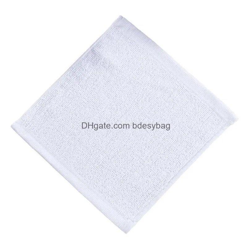 small square towel kindergarten pure cotton children white small towels 30x30cm household wipes