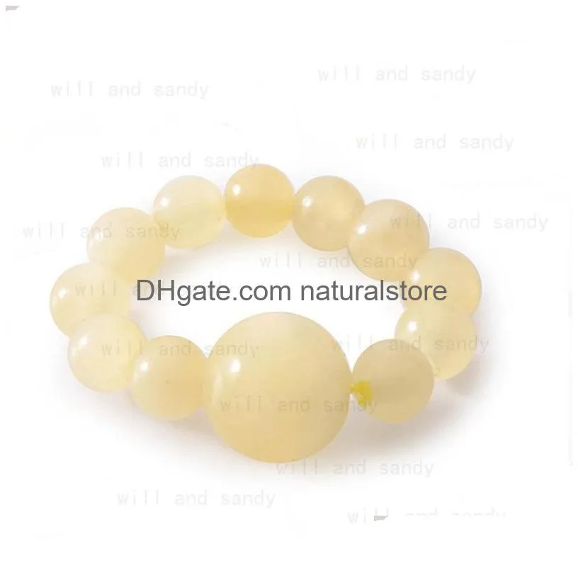 natural stone beads rings elastic rope strand tiger eye rose quartz crytal nail ring for women fashion jewelry