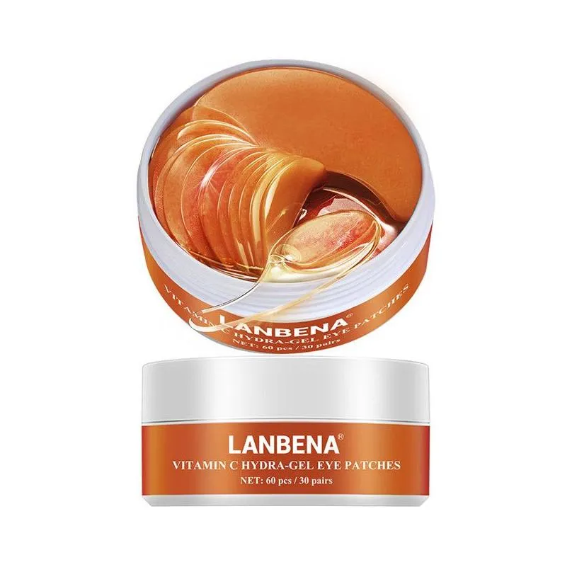 lanbena eye mask gel retinol gold collagen eye reduce dark circles puffy eyes fine lines moisturizing eyes care