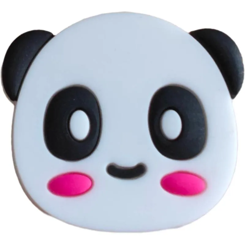 charmes panda pattern factory direct charms  pvc shoe decoration charms for kids clog