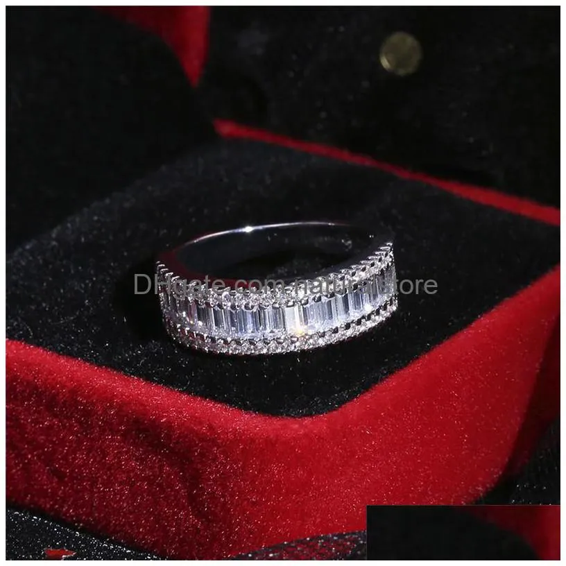 full square diamond ring engagement rings for women fashion jewelry women rings wedding rings fashion jewelry 080513
