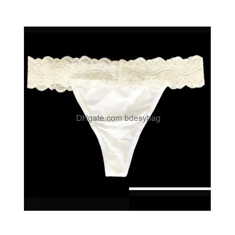 sublimation blank polyester thongs lace blanks double sided printing personalized women underwear