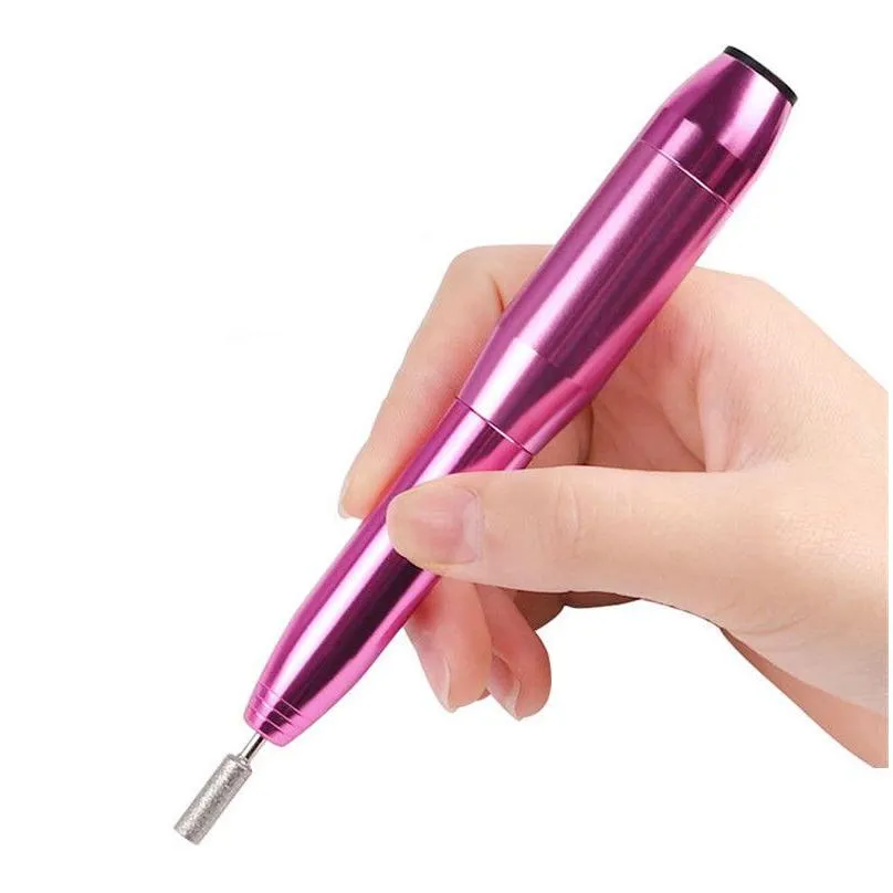 new electric nail drill machine portable usb nails file polishing tool manicure fingernail supplies for home and salon use