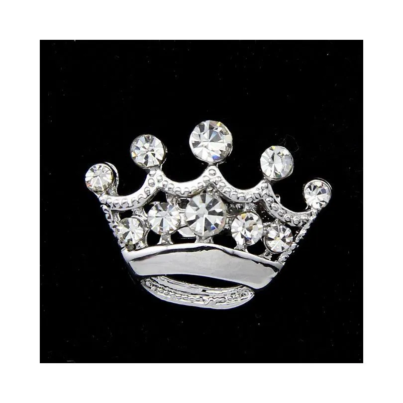 fashion mini brooch pins crown shape brooches for lady alloy brooches 12pcs/lot fbr002