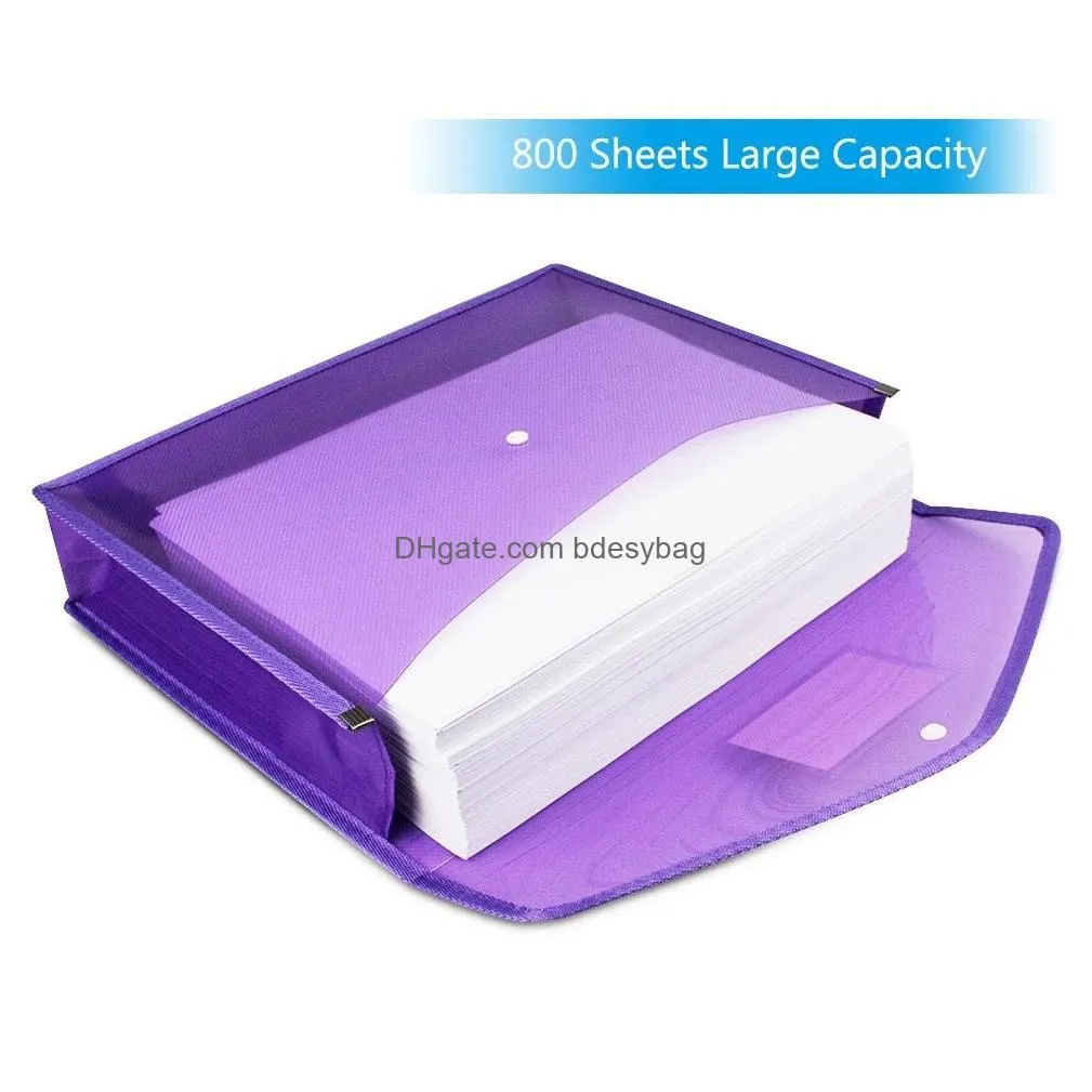 a4 plastic wallet file folder envelope waterproof poly envelope plastics files wallets document folders with button closure for school